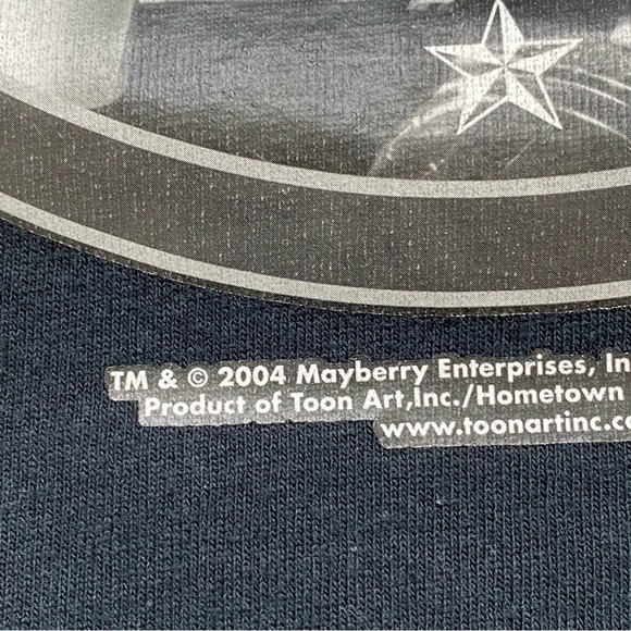 Mayberry Choppers Men’s T-Shirt Black Large Barney Fife Mayberry NC Short Sleeve - Picture 4 of 7